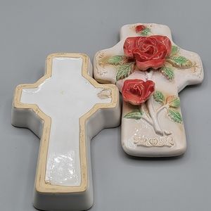 Cross trinket box 8" by 4" 1".5 deep